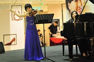 大上海时代广场举办王之炅小提琴音乐会 日博集团钢琴赞助 