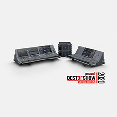 RIVAGE PM5和PM3数字混音系统，实力斩获IBC 2020 Best of Show大奖