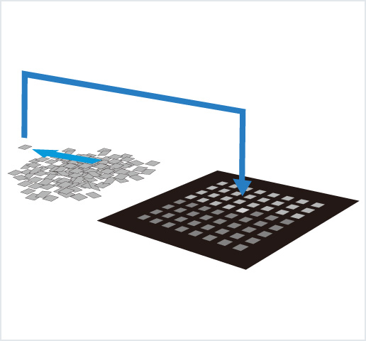 ［Image］Tray setter： 小尺寸单片用托盘排列机